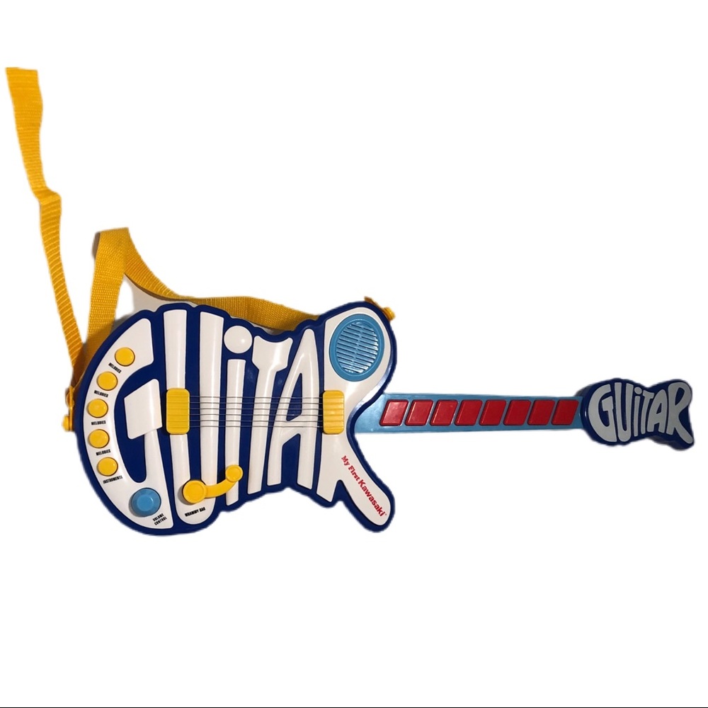 My First KAWASAKI Guitar Electronic Sounds Kid Toy